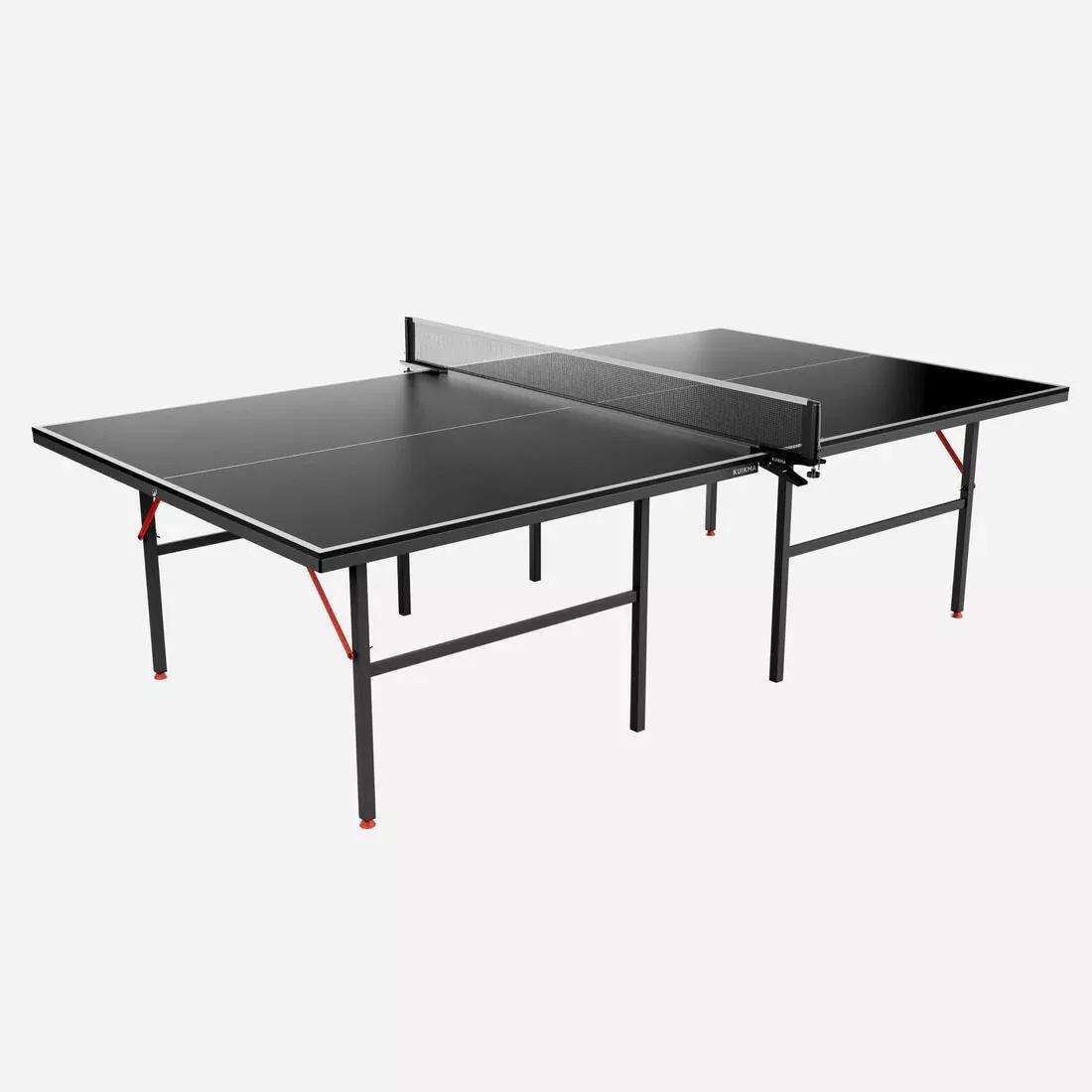 Recreational Indoor Table Tennis Table - TTT 100, Black, No Color, medium