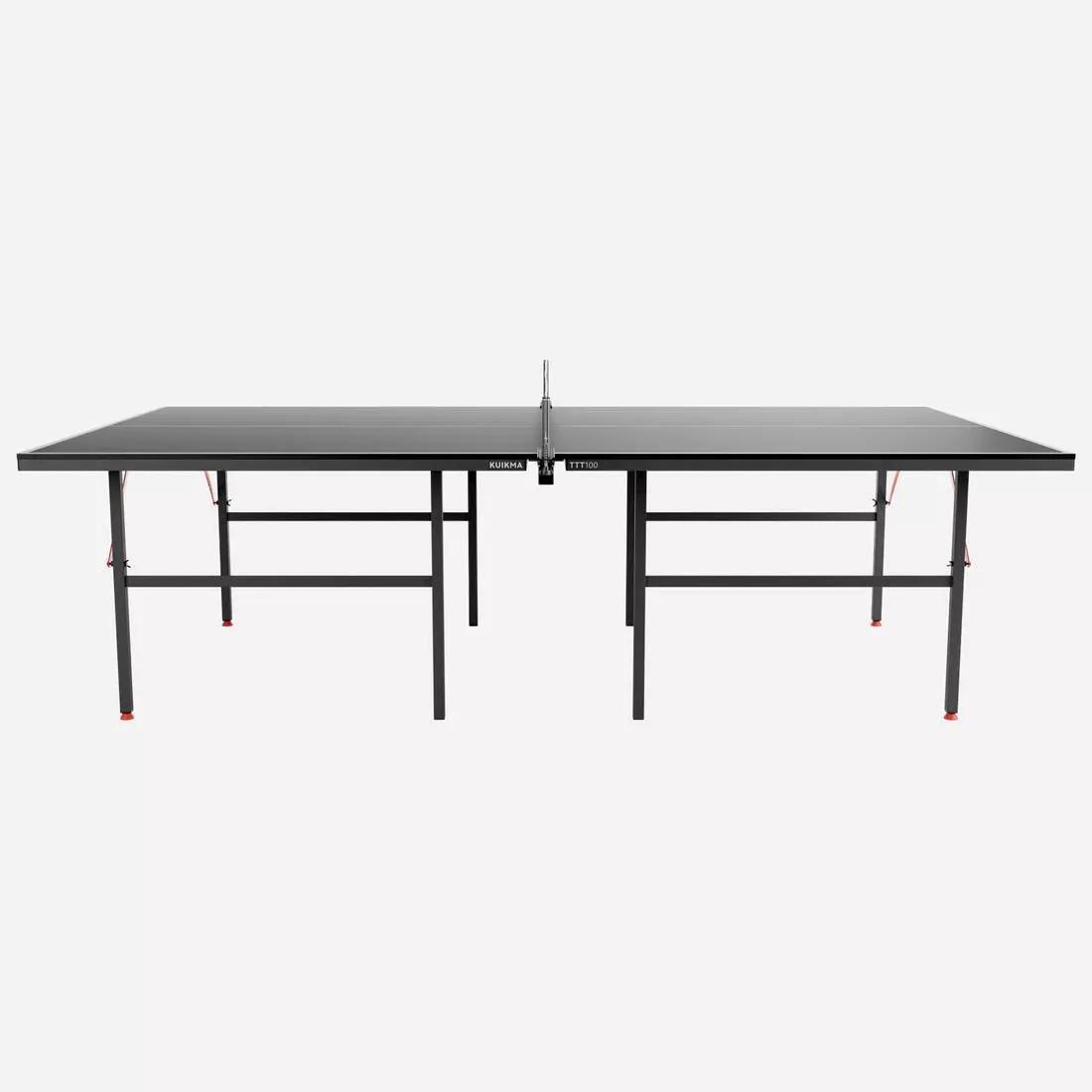 Recreational Indoor Table Tennis Table - TTT 100, Black, No Color, large image number 4