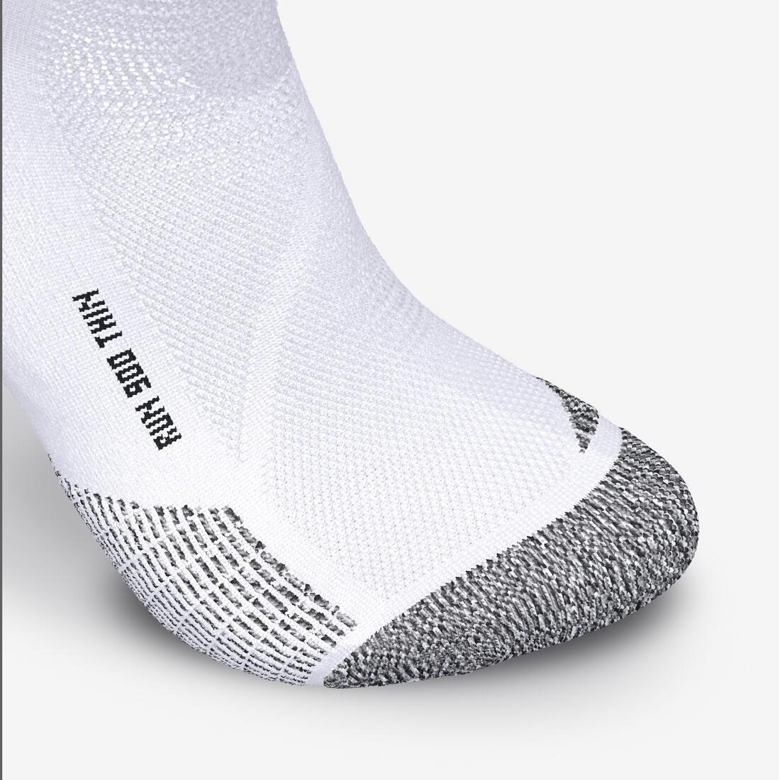 Mid-Calf Thin Running Socks - Kiprun Run 900,  Yellow, No Color, large image number 8