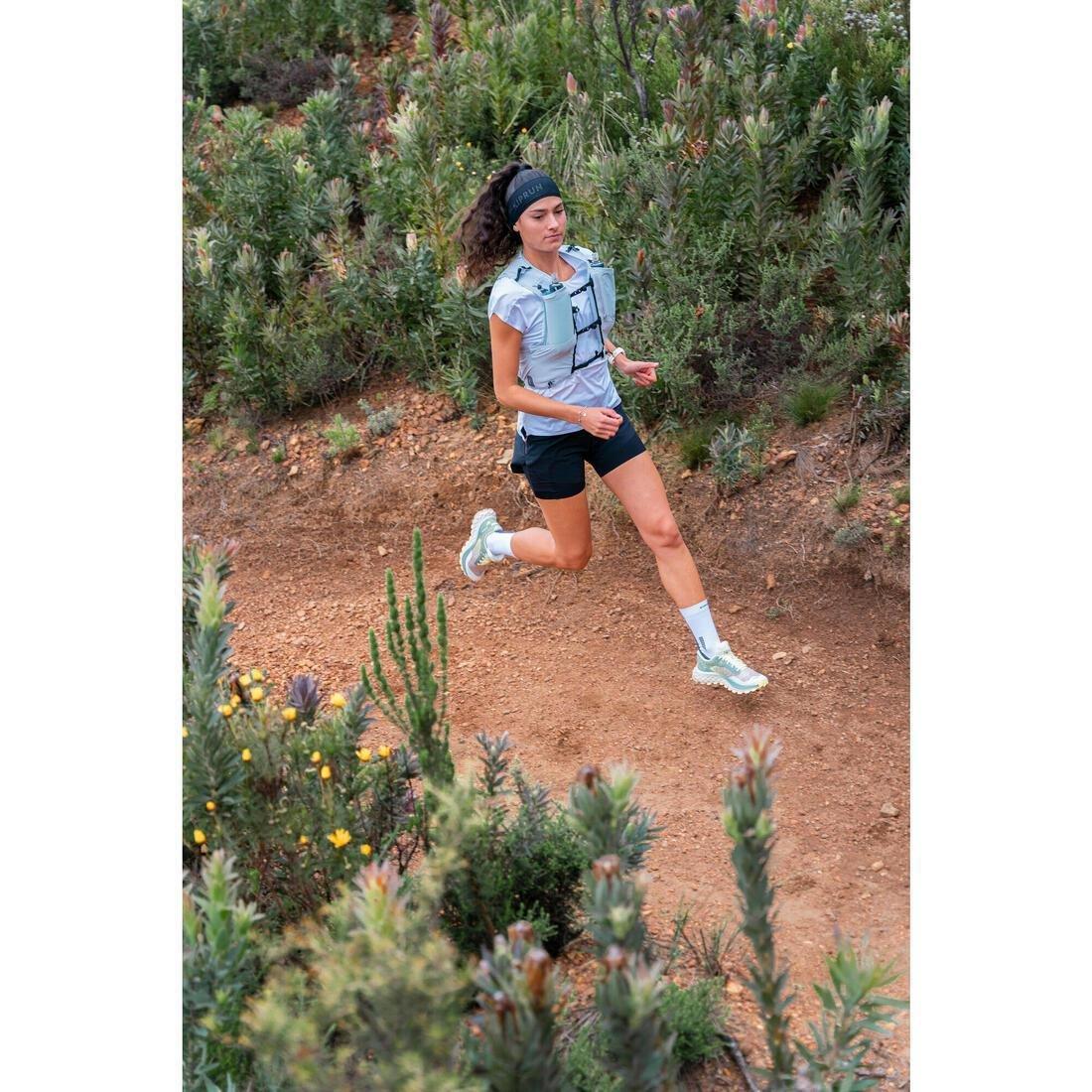 Mid-Calf Thin Running Socks - Kiprun Run 900,  Yellow, No Color, large image number 12