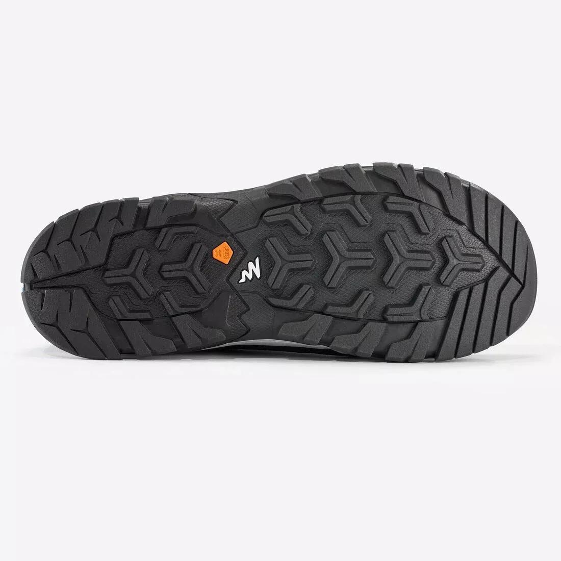 Kids Unisex Waterproof Lace-Up Hiking Shoes - Crossrock Uk Size 2.5 - 5, Blue, No Color, large image number 3