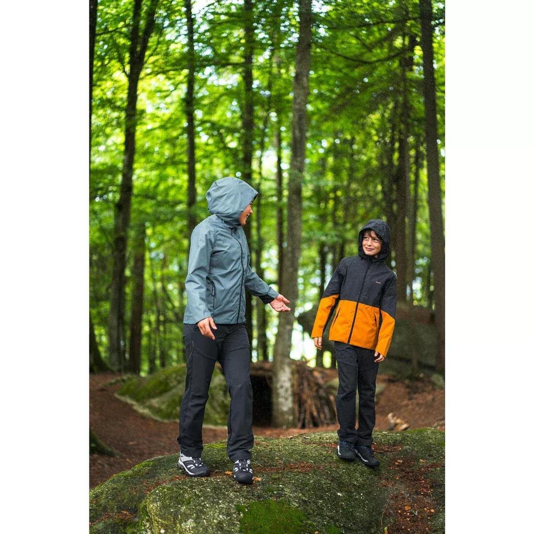 Kids Unisex Waterproof Lace-Up Hiking Shoes - Crossrock Uk Size 2.5 - 5, Blue, No Color, large image number 9