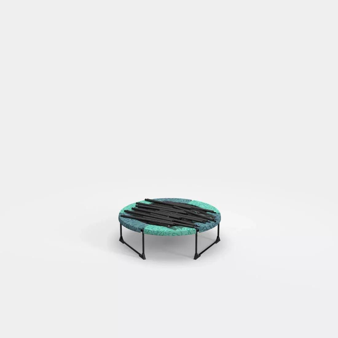Indoor Trampoline with Protective Net Trampoline - 140, Black, No Color, medium