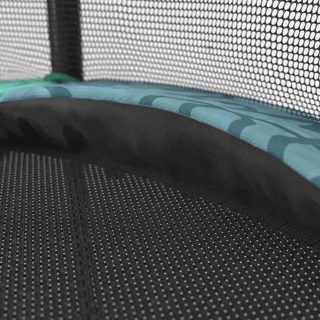 Indoor Trampoline with Protective Net Trampoline - 140, Black, No Color, large image number 5