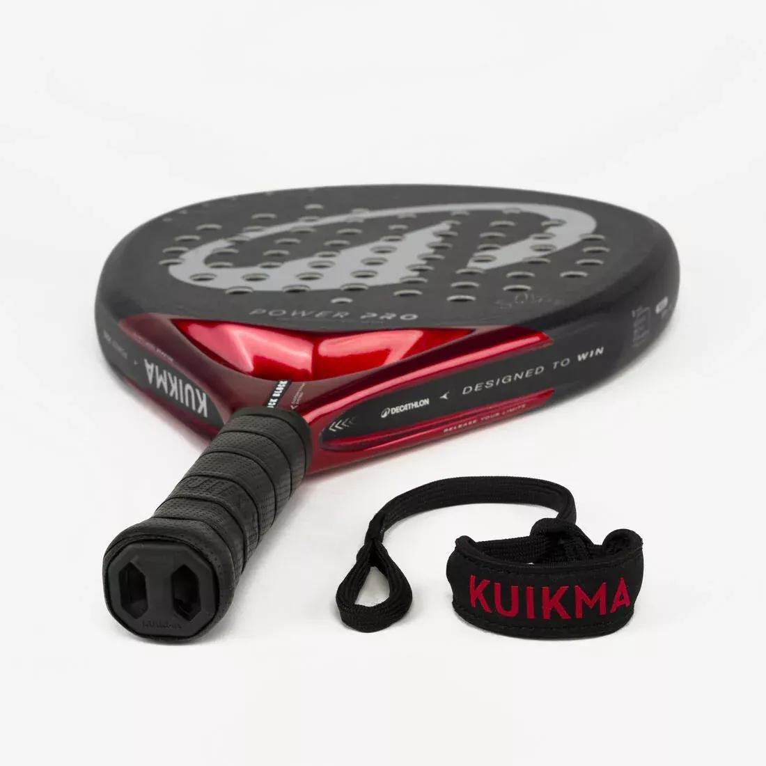 Adult Padel Racket Power Pro Maxi Sanchez, Black/Red, No Color, large image number 8