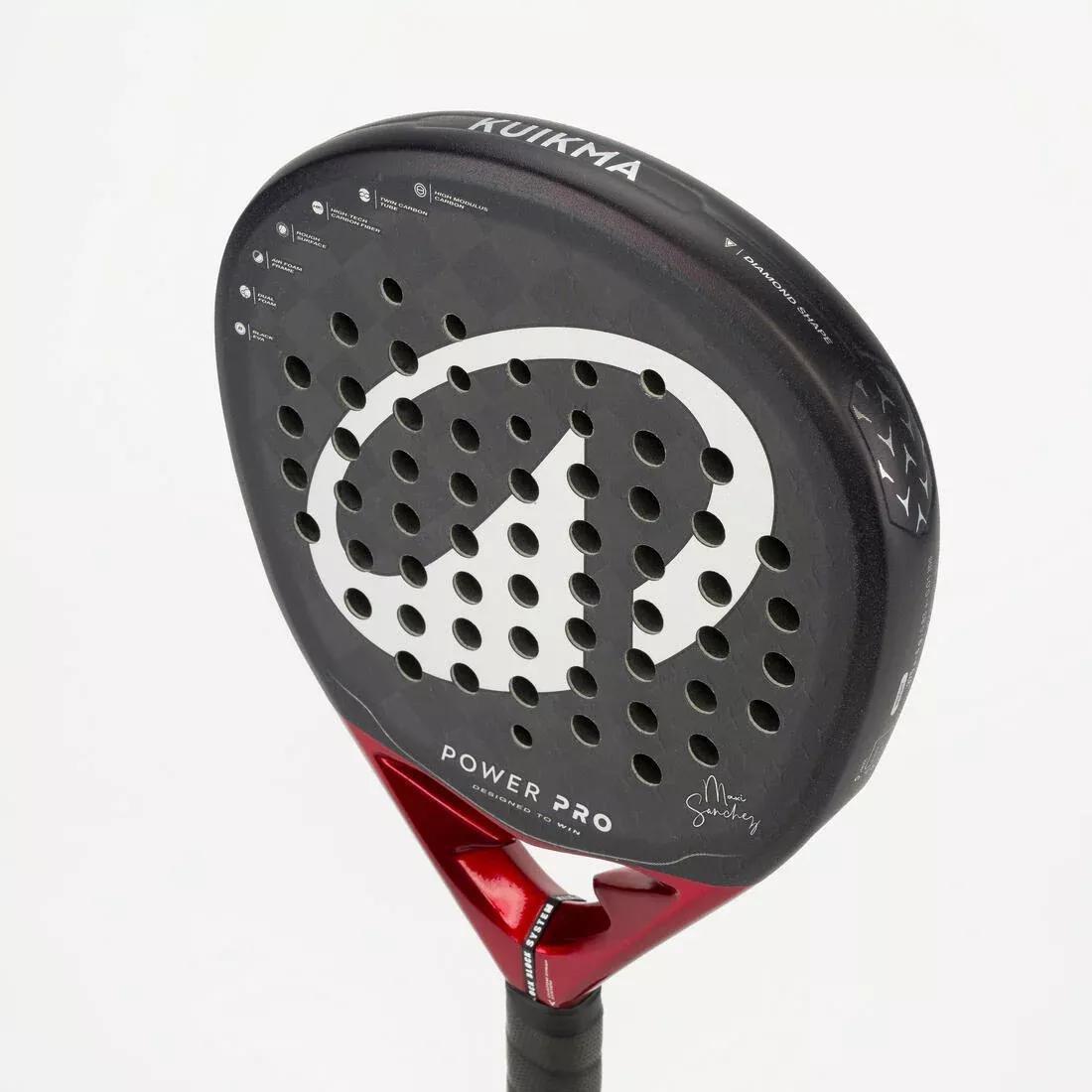 Adult Padel Racket Power Pro Maxi Sanchez, Black/Red, No Color, large image number 9