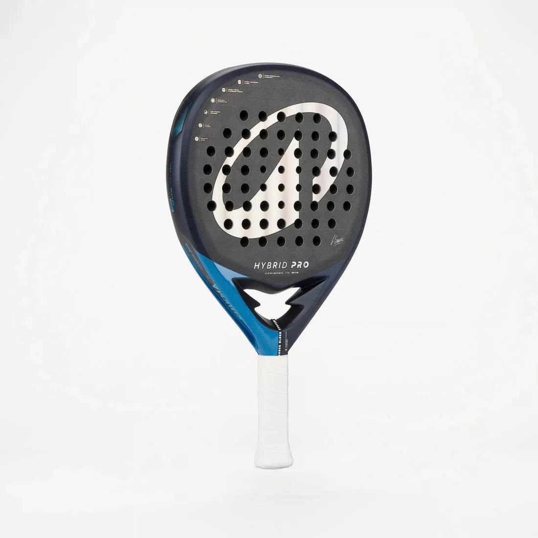 Adults Padel Racket - Hybrid Pro Lucia Sainz, Black/Blue, No Color, medium