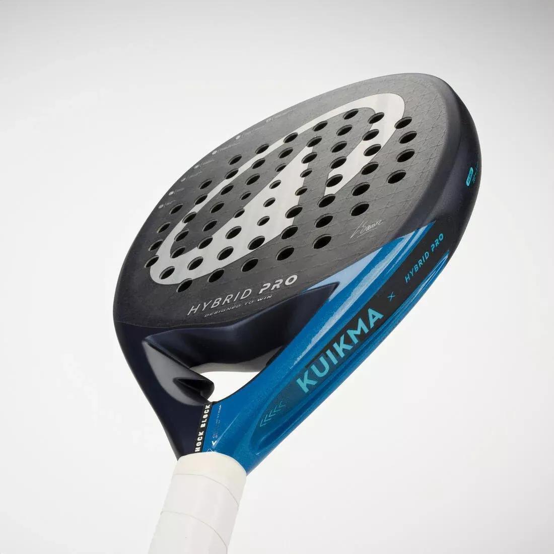 Adults Padel Racket - Hybrid Pro Lucia Sainz, Black/Blue, No Color, large image number 3