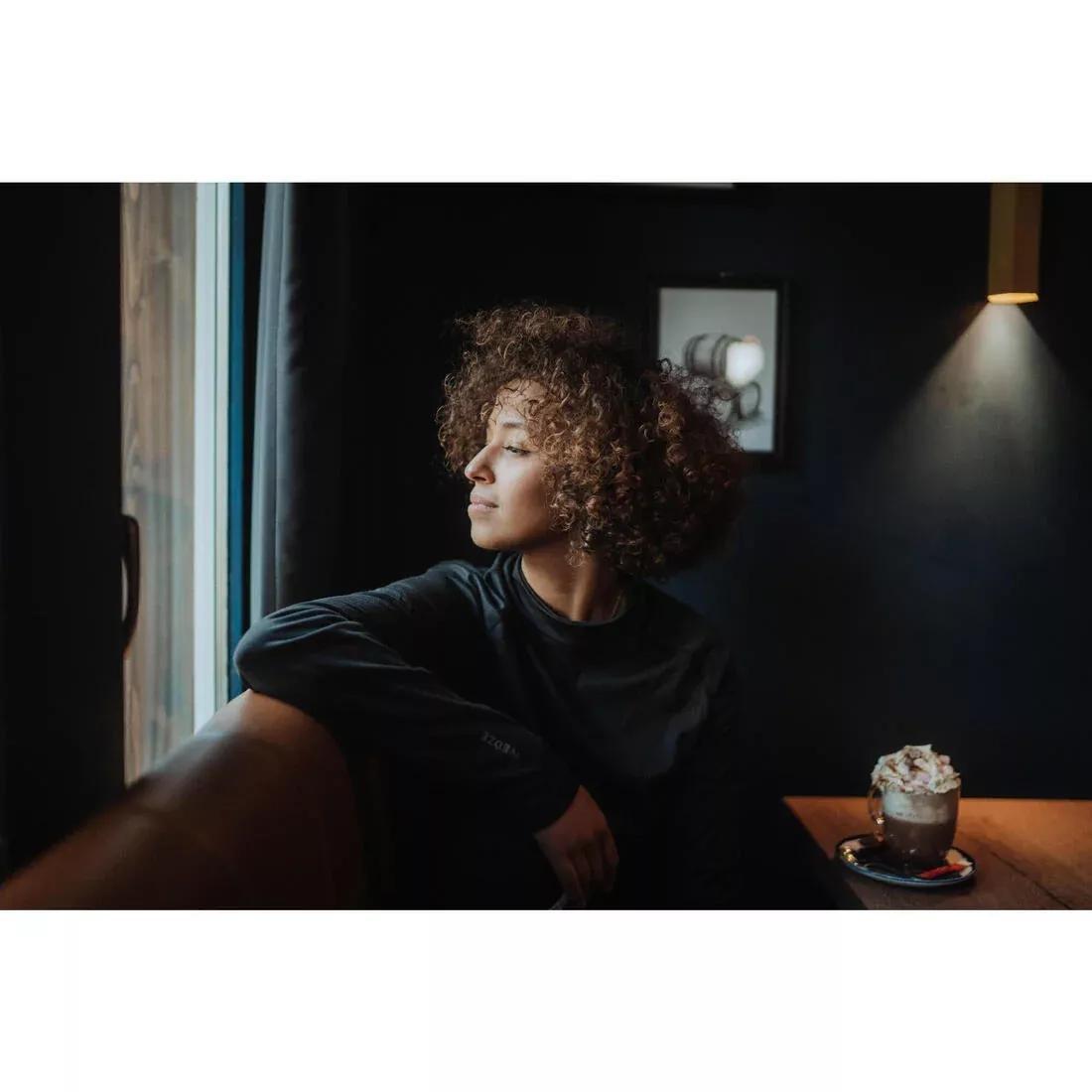 Women Warm And Breathable Thermal Base Layer Top - Bl 500, White, No Color, large image number 1