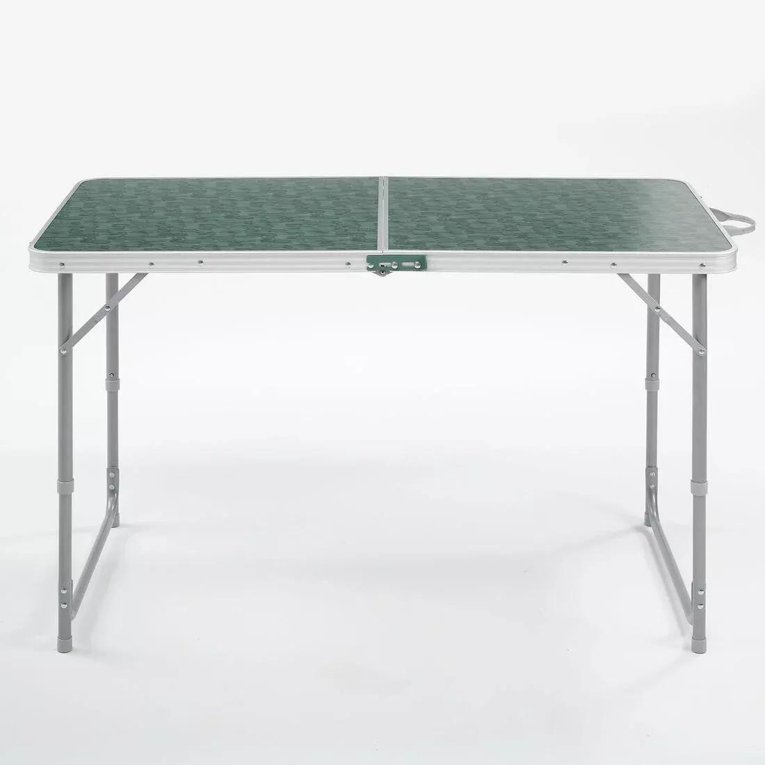 Folding Camping Table - 4 To 6 People, Green, No Color, large image number 4