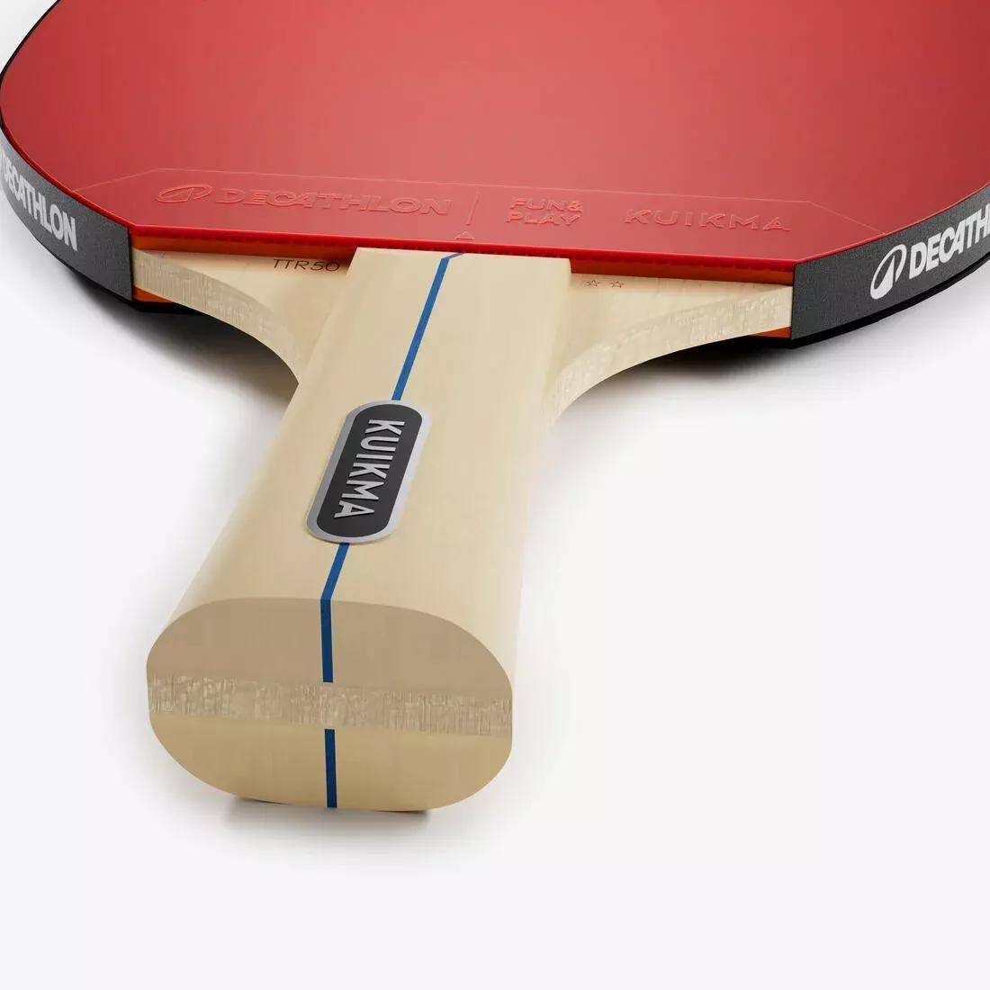 Table Tennis ITTF Club All-Round Recreational Bat TTR 50 2*, Red, No Color, large image number 5