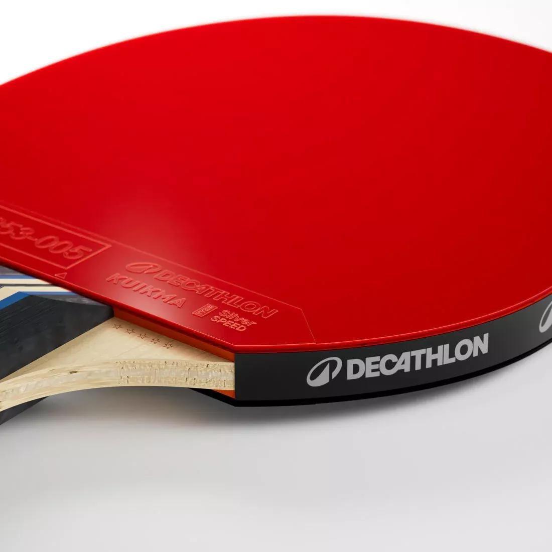 Table Tennis Bat TTR 500 Versatile 5* ITTF Club, Red, No Color, large image number 7