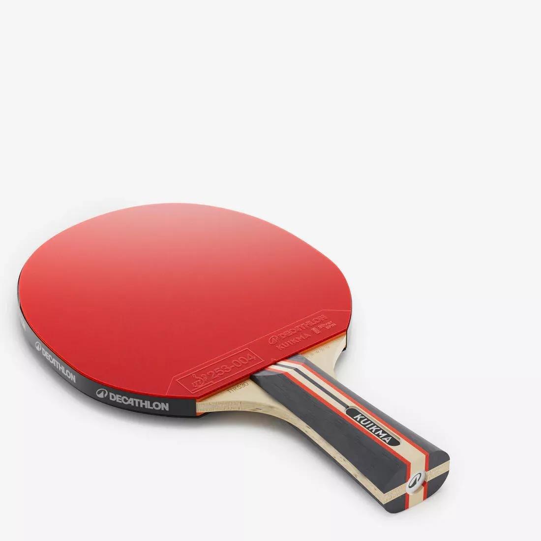 Table Tennis Bat TTR 530 Spin 5* ITTF Club, Red, No Color, large image number 5