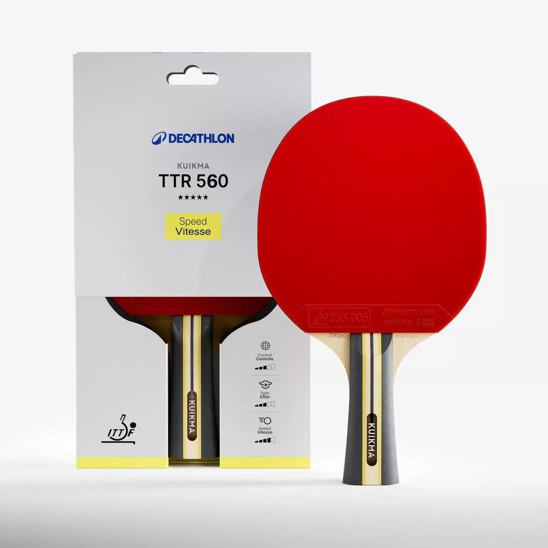 Table Tennis ITTF Club Bat TTR 560 Speed Carbon 5*, Red, No Color, large image number 8