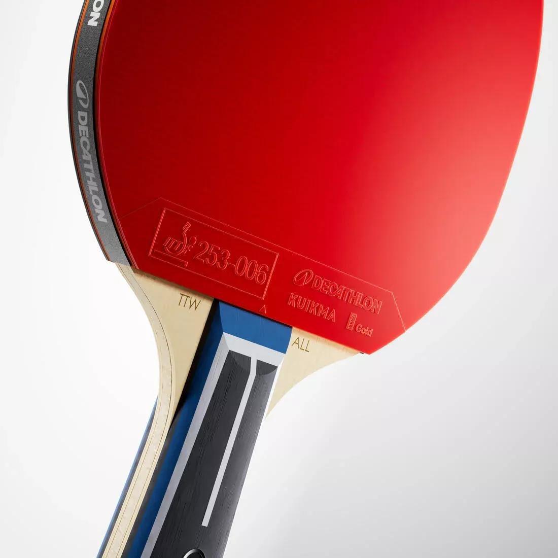 Table Tennis ITTF Club All-Round Bat TTR 900 6*, Red, No Color, medium