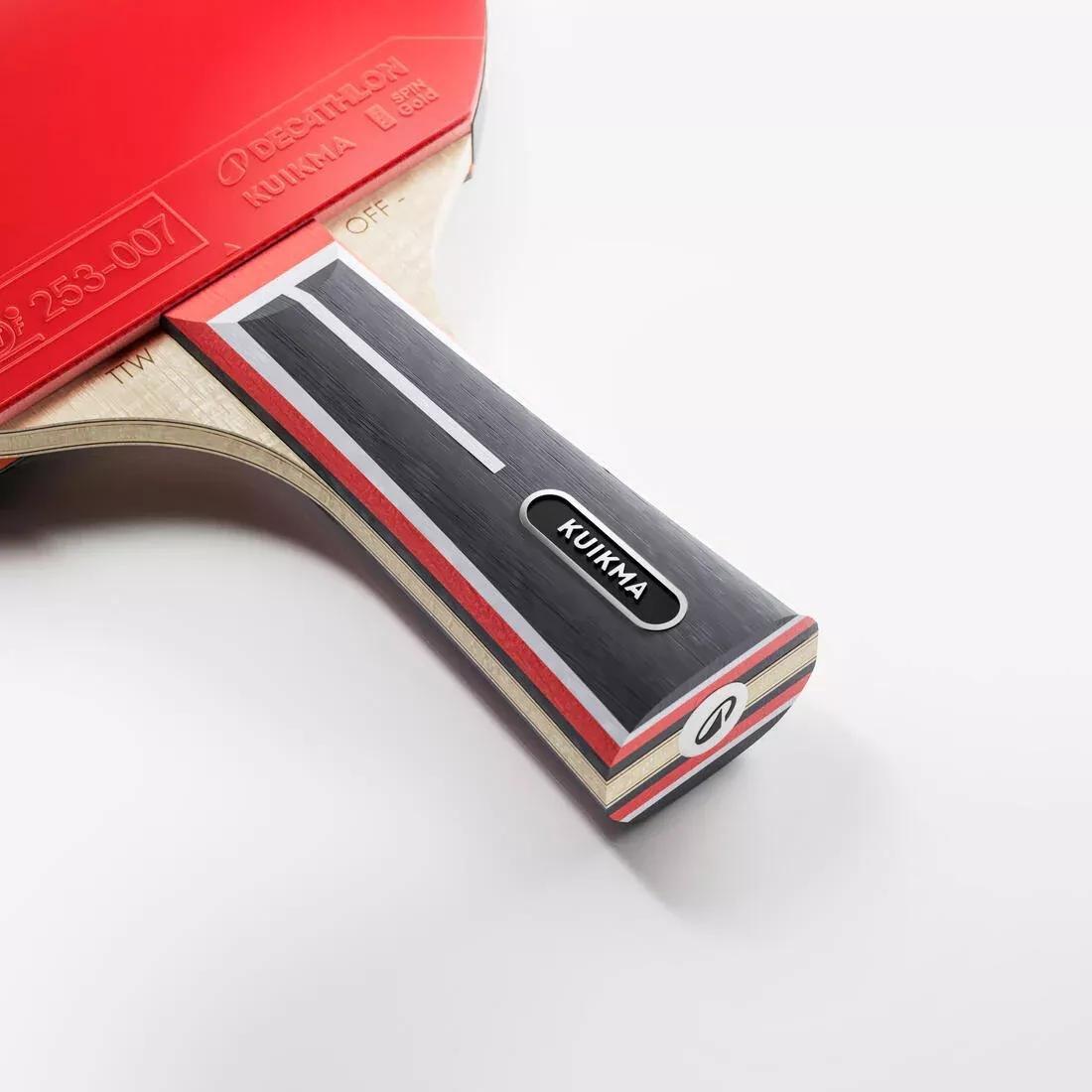 Table Tennis ITTF Club Bat TTR 930 Spin H-Carbon 7*, Red, 5401_000, large image number 4