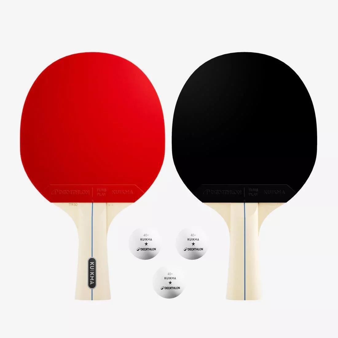 Versatile 2* Leisure + Balls - Set Of 2 Bats TTR 50, Multicolour, No Color, large image number 1