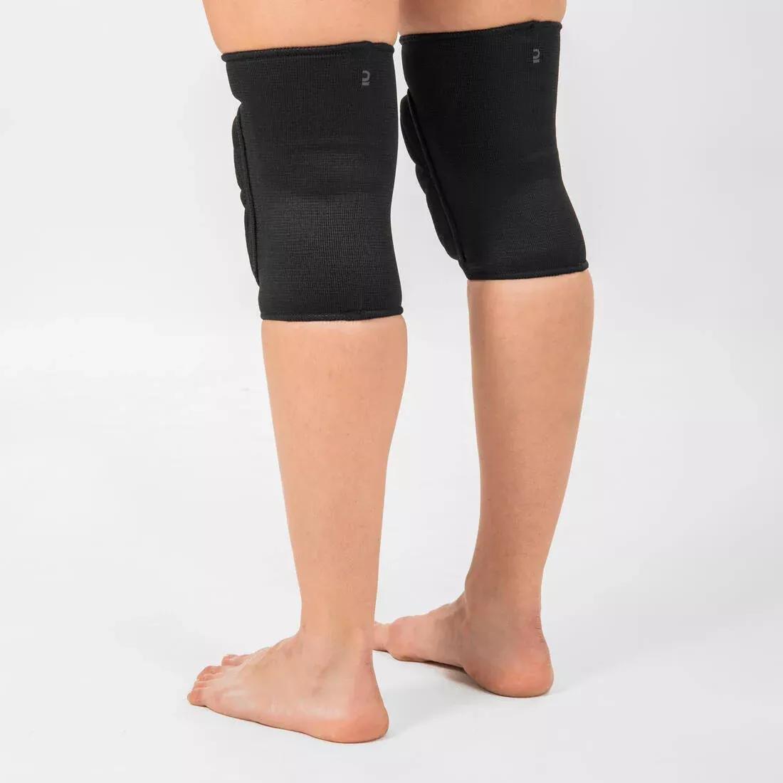 Unisex Protection From Impact Dance Knee Pads, Black, , large image number 2