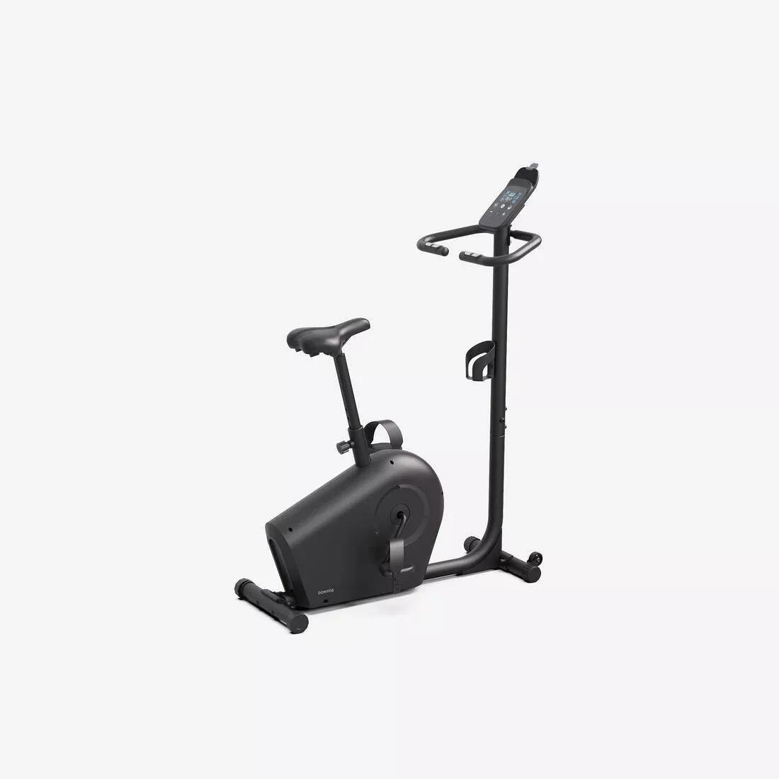 Connected Exercise Bike With Motorised Resistance - EB140 B, No Color, medium