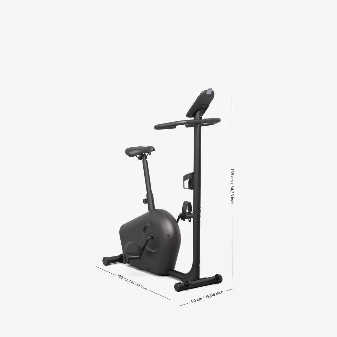 Connected Exercise Bike With Motorised Resistance - EB140 B, No Color, large image number 3
