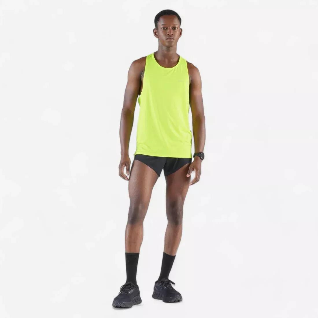 900 Light Running Tank Top - Fluorescent, Yellow, 5401_000, large image number 2