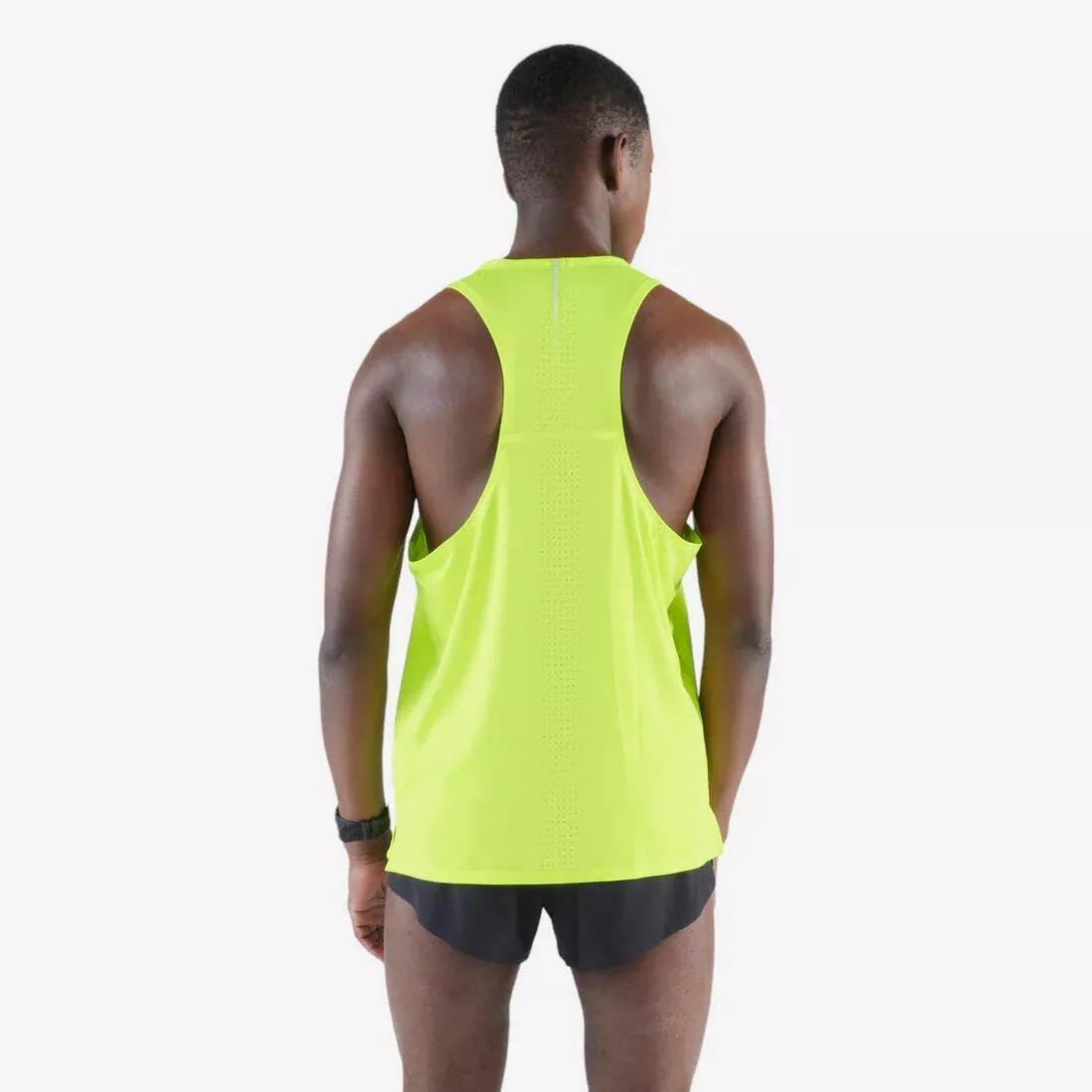 900 Light Running Tank Top - Fluorescent, Yellow, 5401_000, large image number 3