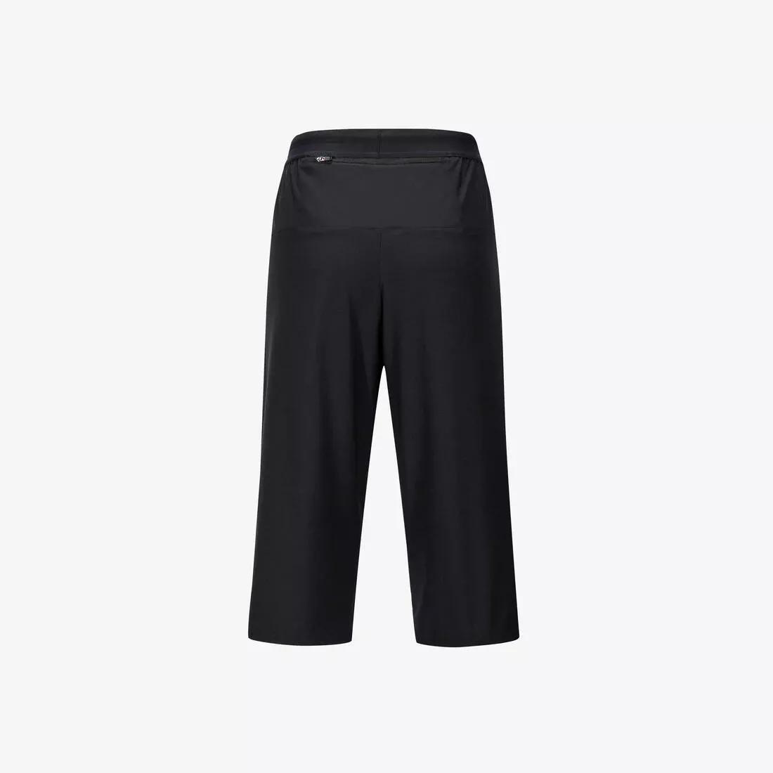 Men Quick-dry Breathable Running 3/4 Pants, Beige, No Color, large image number 0
