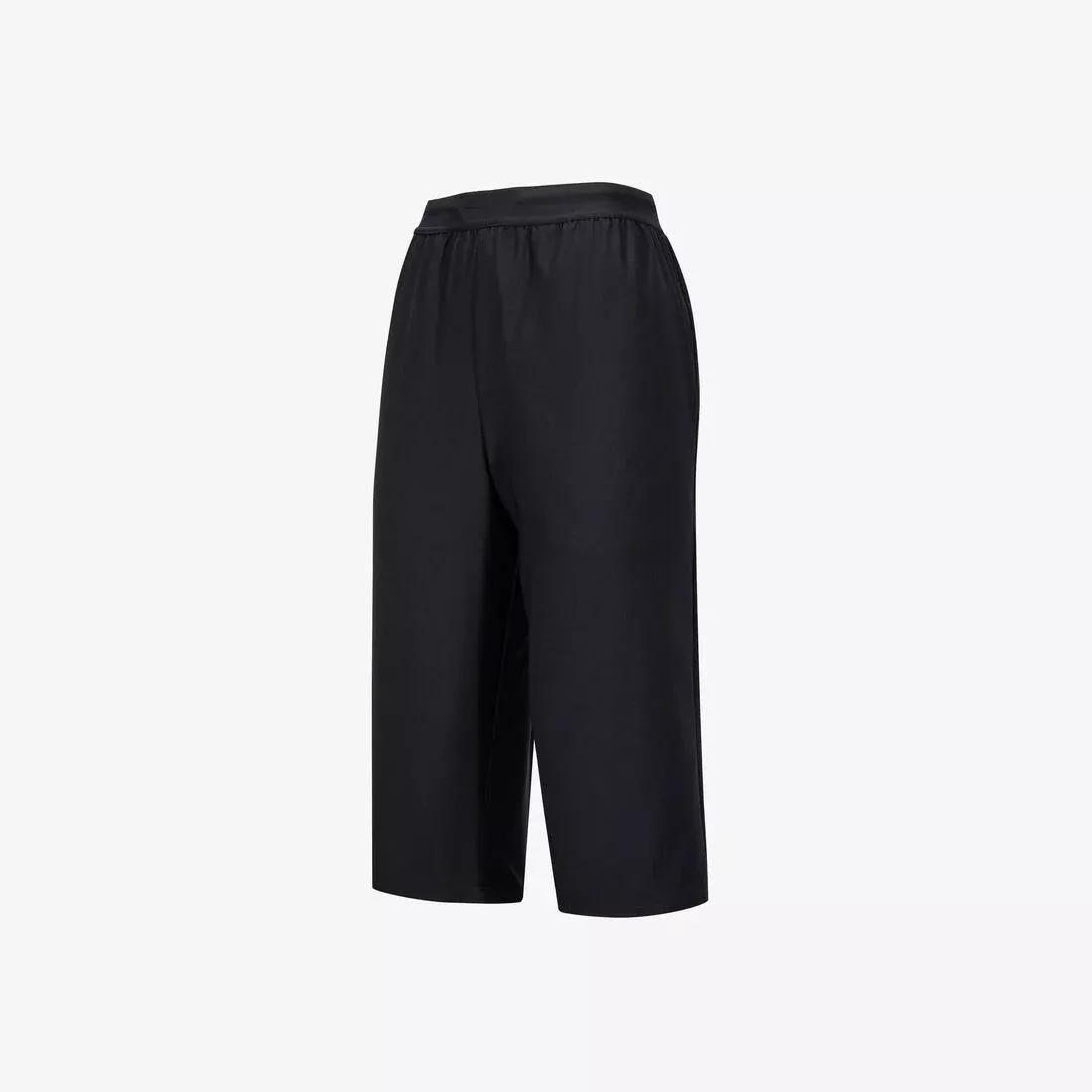 Men Quick-dry Breathable Running 3/4 Pants, Beige, No Color, large image number 3