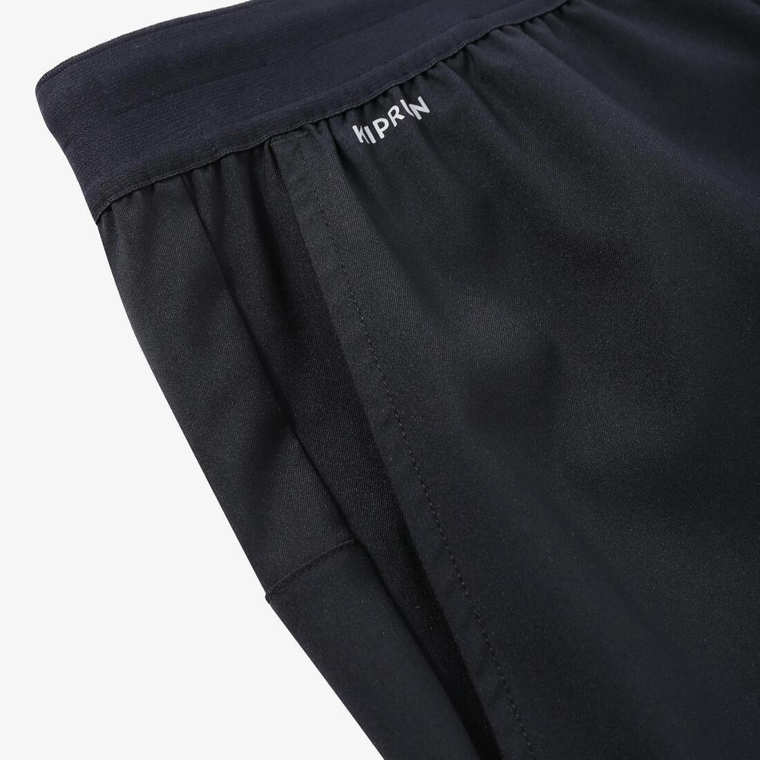 Men Quick-dry Breathable Running 3/4 Pants, Beige, No Color, large image number 4