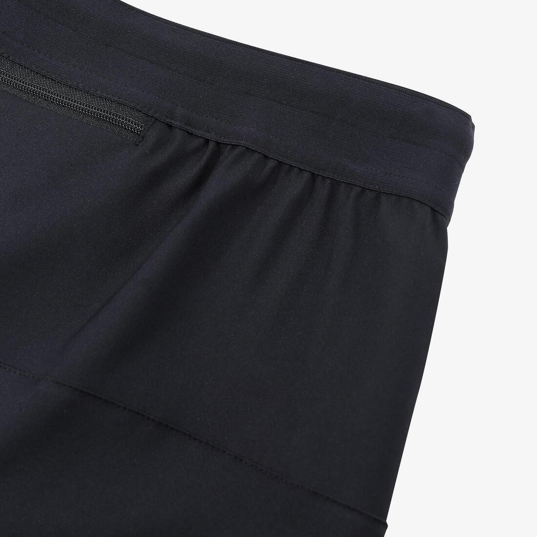 Men Quick-dry Breathable Running 3/4 Pants, Beige, No Color, large image number 7