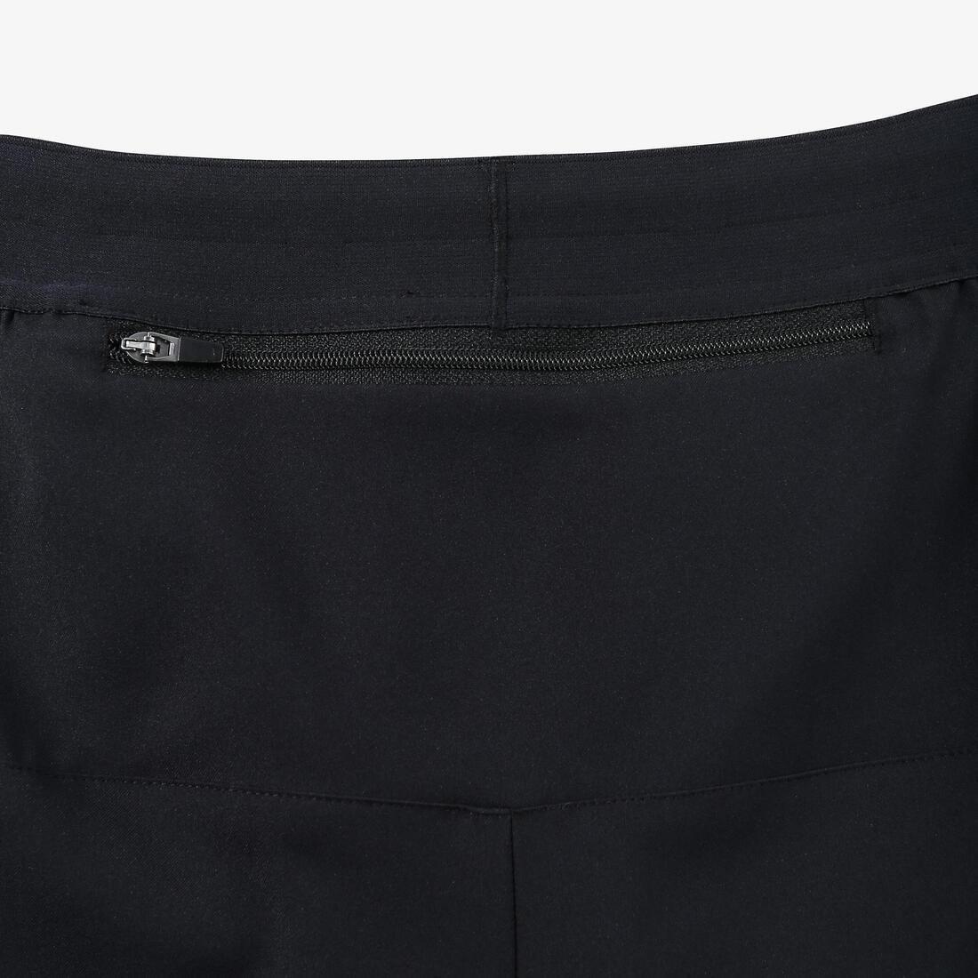 Men Quick-dry Breathable Running 3/4 Pants, Beige, No Color, large image number 8