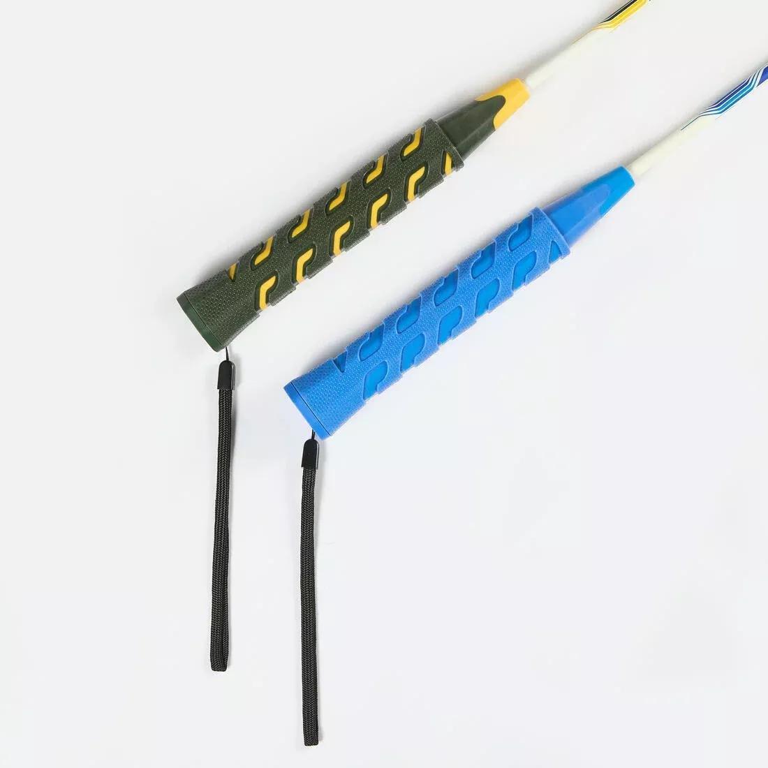 Glow in dark Adult Badminton Racket Set Flex Set - BR190 Nite, Blue/Yellow, No Color, large image number 5