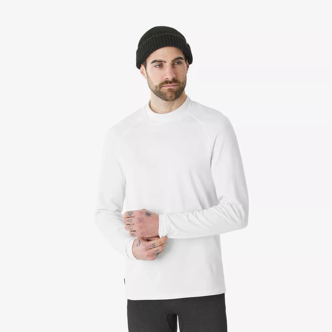 Men Warm And Breathable Thermal Ski Base Layer - BL500, Black, No Color, large image number 7