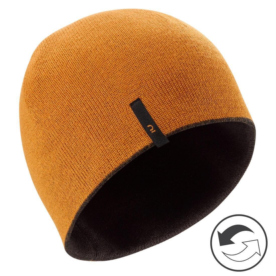 DEFAULT KIDS' SKI HAT - REVERSE - NAVY BLUE NEON, No Color, large image number 5