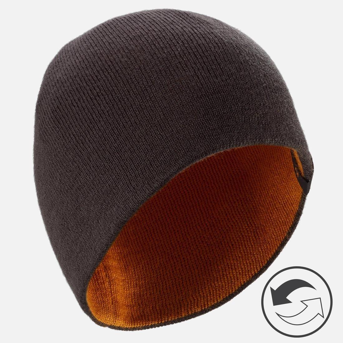 DEFAULT KIDS' SKI HAT - REVERSE - NAVY BLUE NEON, No Color, large image number 6