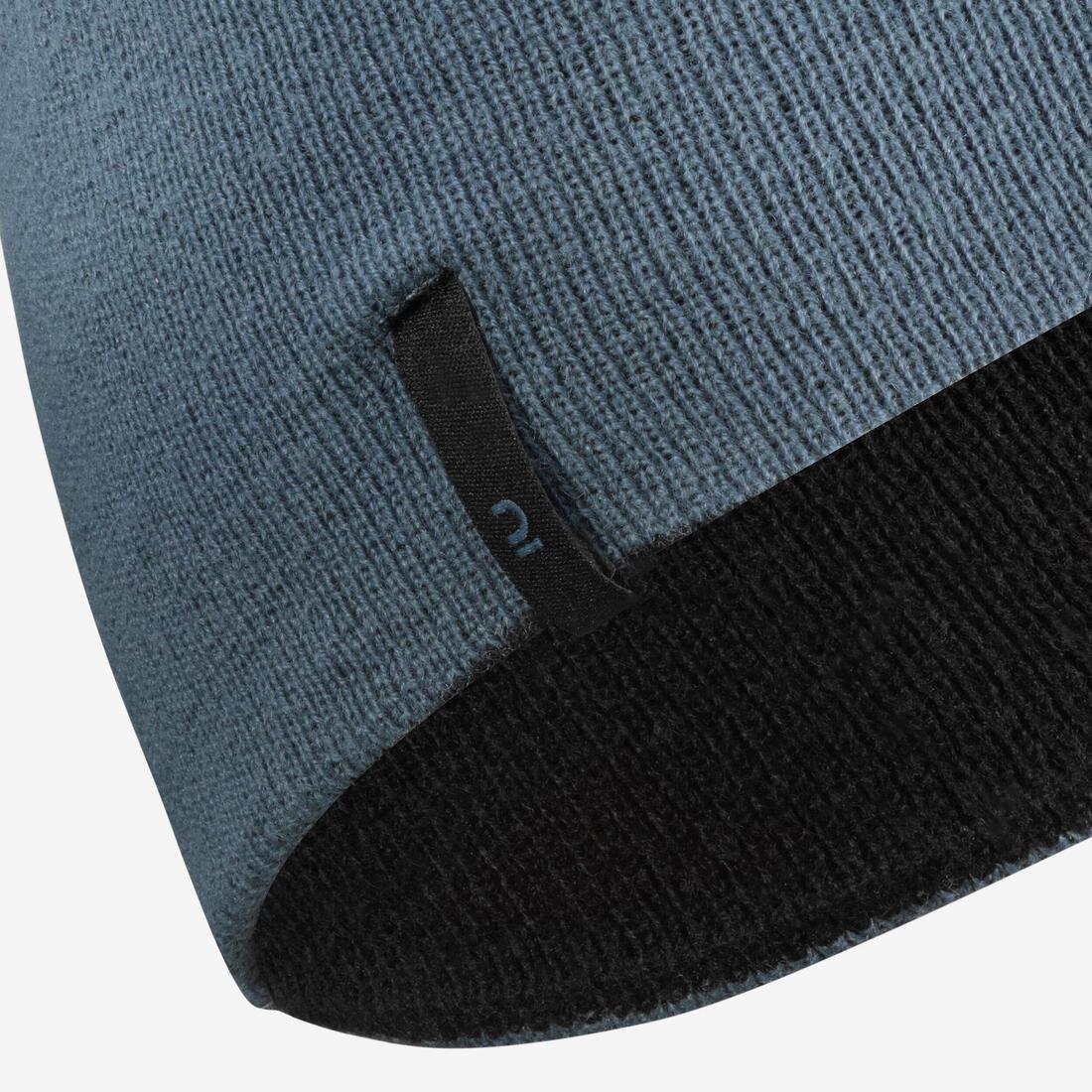 DEFAULT KIDS' SKI HAT - REVERSE - NAVY BLUE NEON, No Color, large image number 14