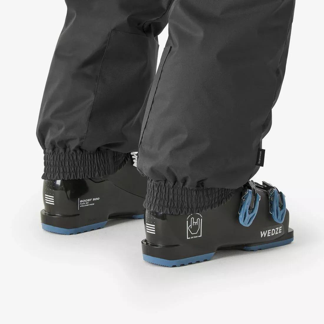 Kids Unisex Ski Trousers 5-14 Years 100, Grey, 5401_000, large image number 7