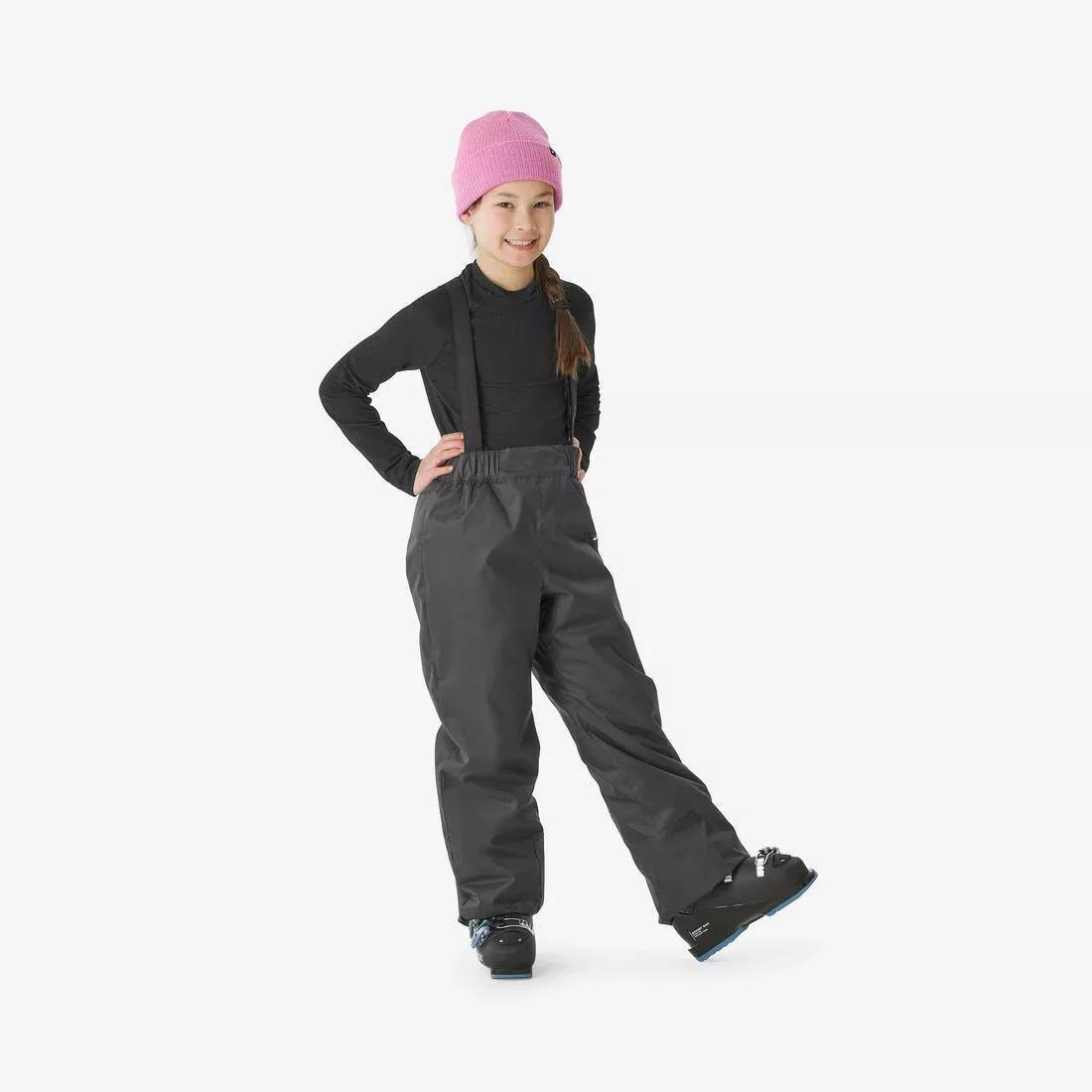 Kids Girls Ski Trousers 5-14 Years 100, Pink, No Color, large image number 1