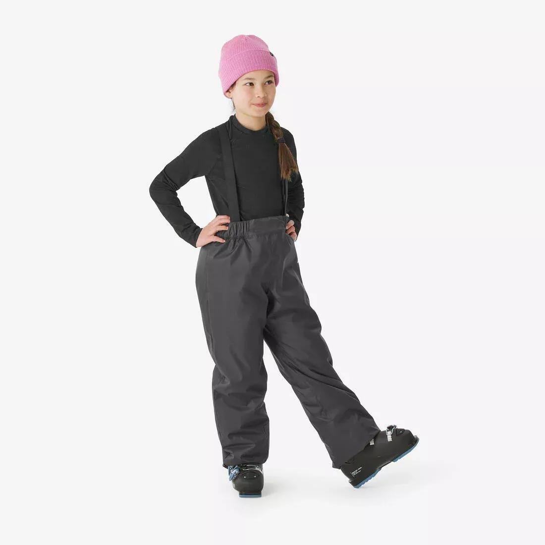 Kids Girls Ski Trousers 5-14 Years 100, Pink, No Color, medium