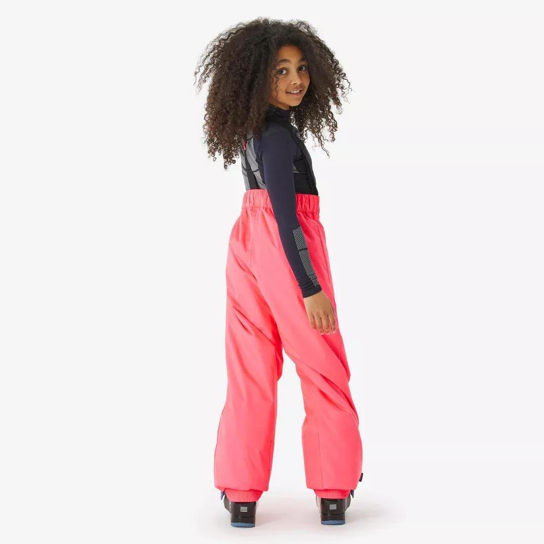 Kids Girls Ski Trousers 5-14 Years 100, Pink, No Color, large image number 12