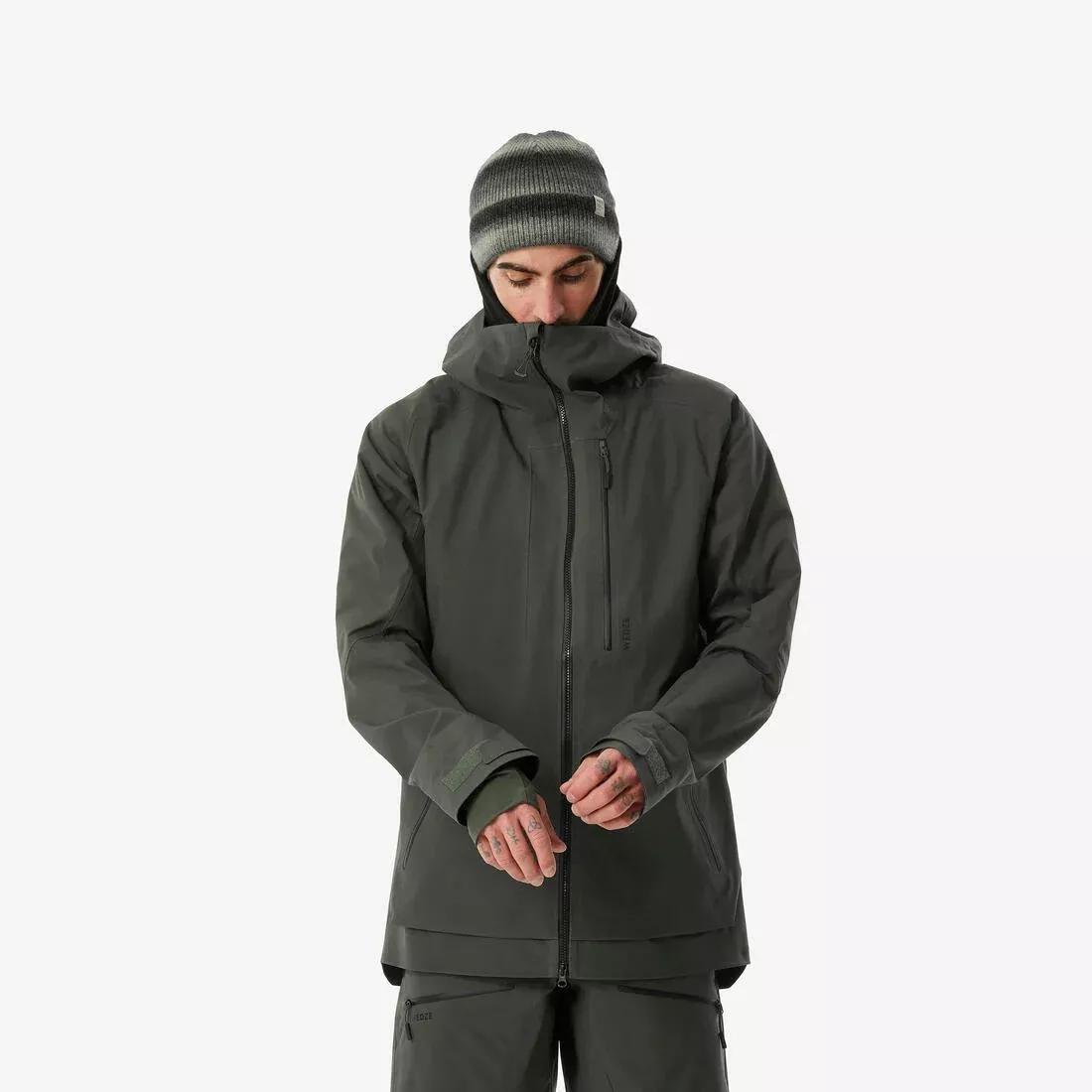 Men Ski Jacket - FR500, Burgundy, No Color, medium