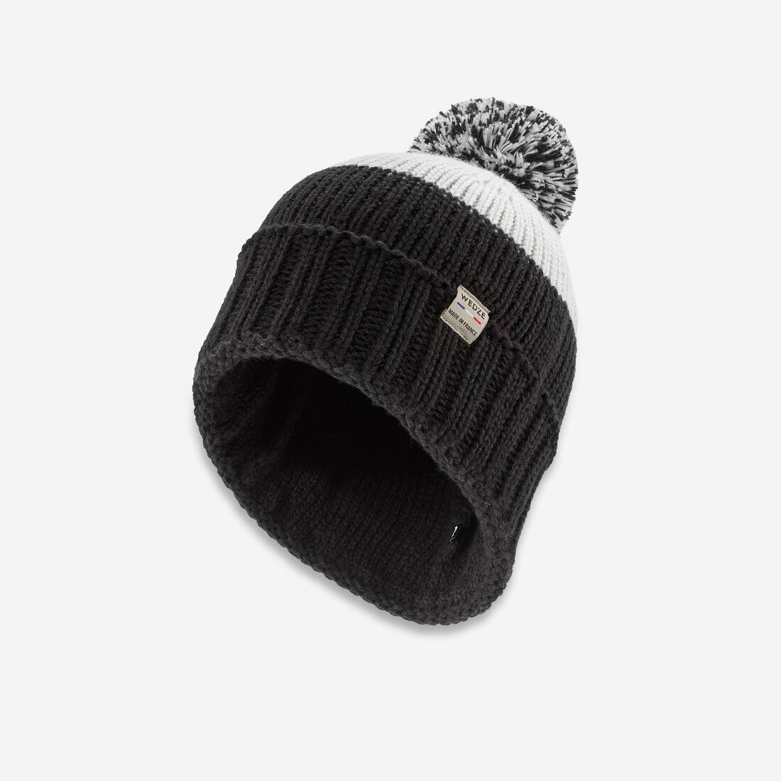Adults Bobble Beanie Hat Grand Nord - FR 500, Burgundy, 5401_000, large image number 1