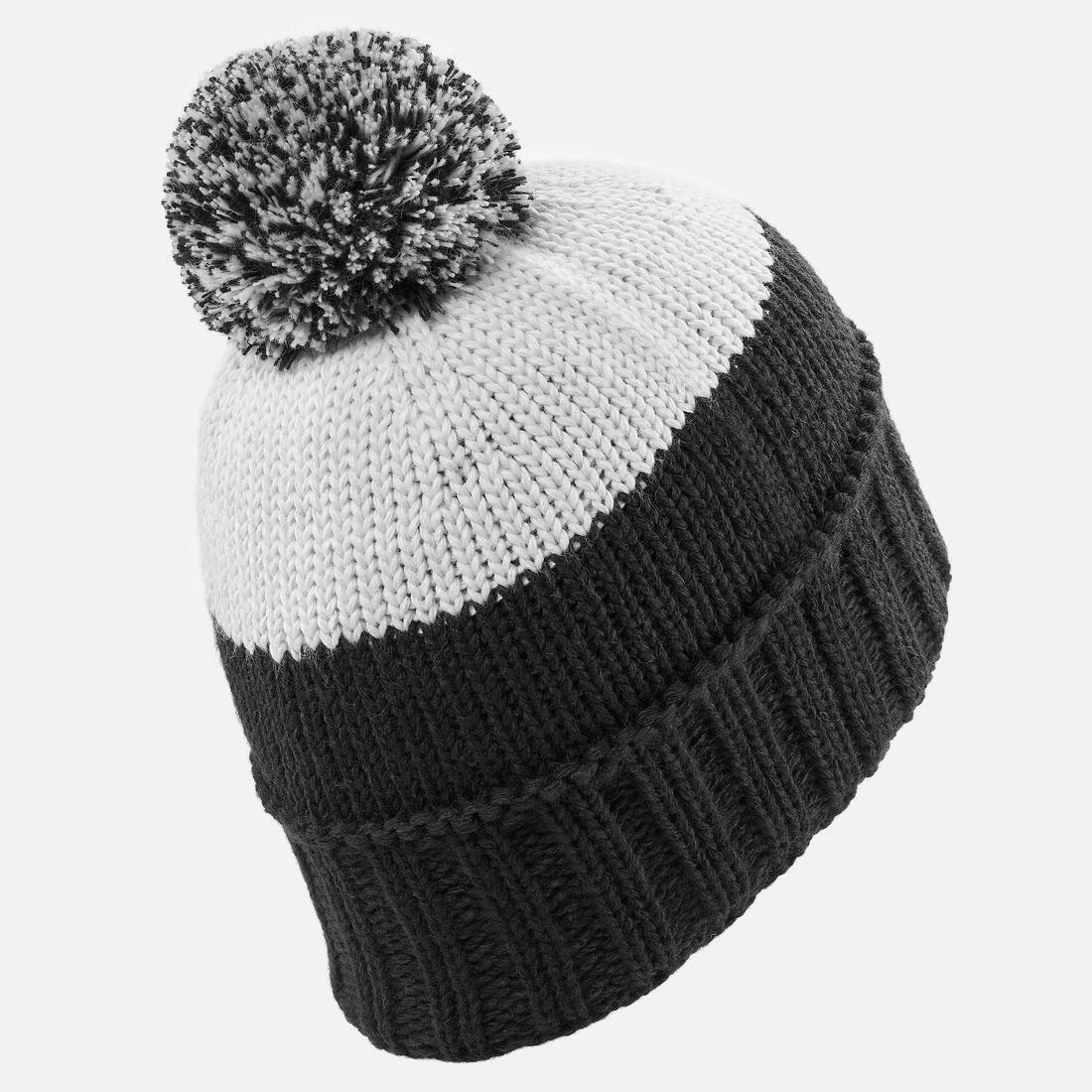 Adults Bobble Beanie Hat Grand Nord - FR 500, Burgundy, 5401_000, large image number 7