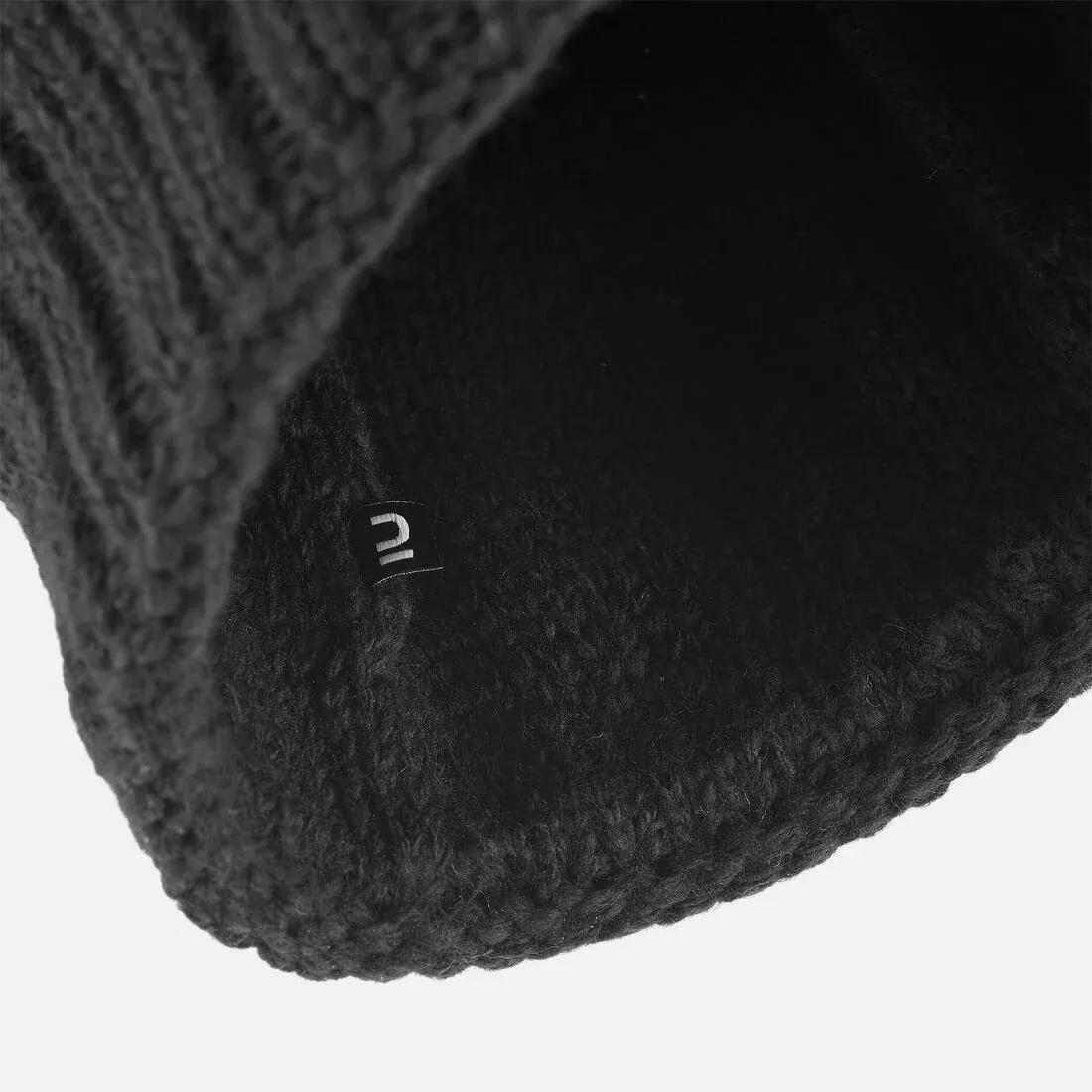 Adults Bobble Beanie Hat Grand Nord - FR 500, Burgundy, 5401_000, large image number 8