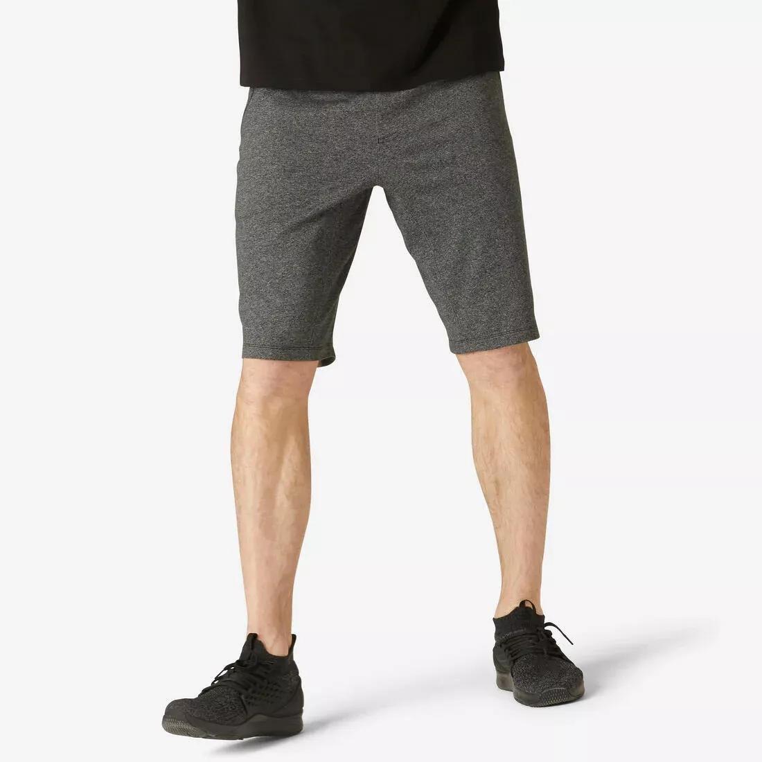 Men's Fitness Shorts 500, No Color, large image number 1