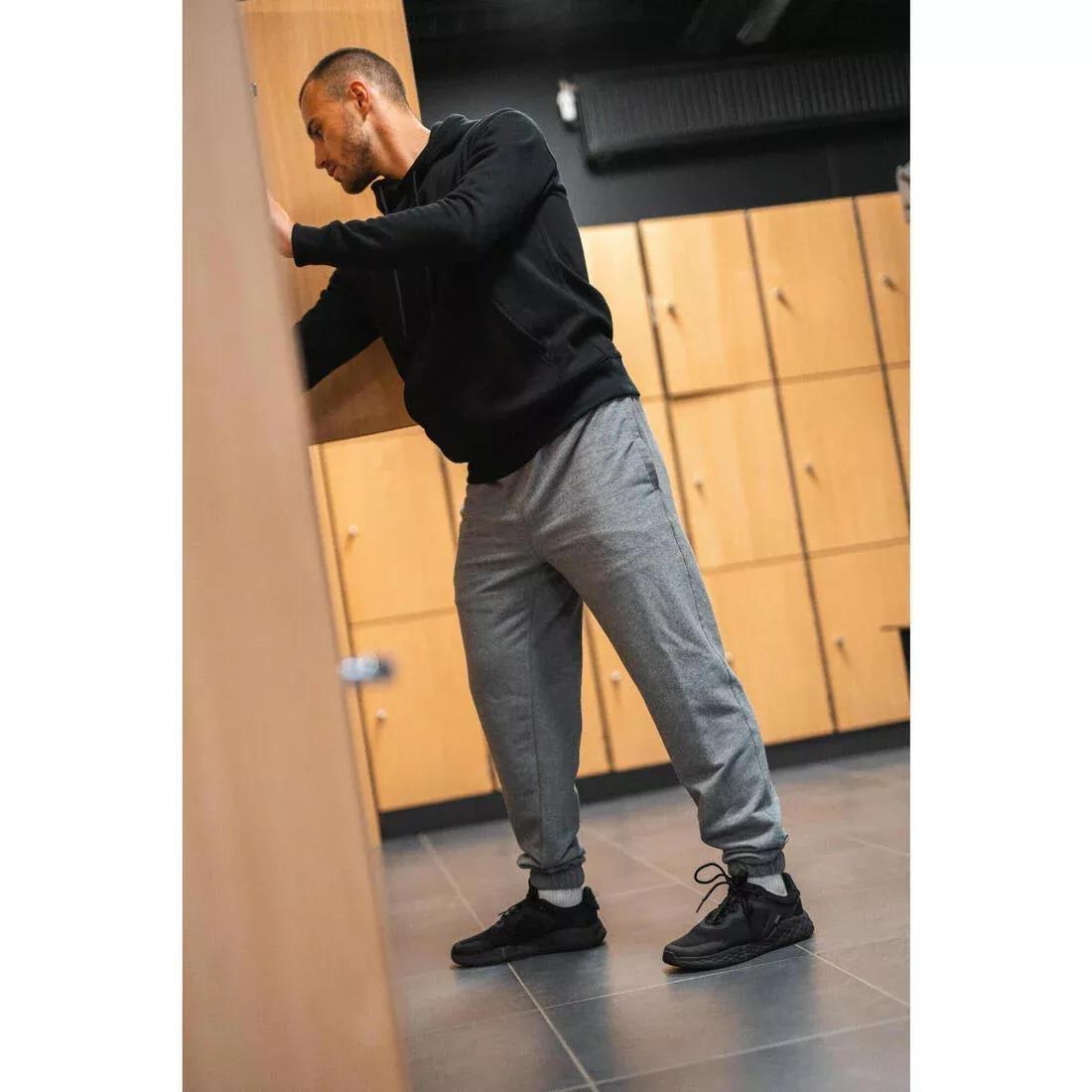 Men Warm Brushed Fleece Hooded Sweatshirt, Black, No Color, large image number 9