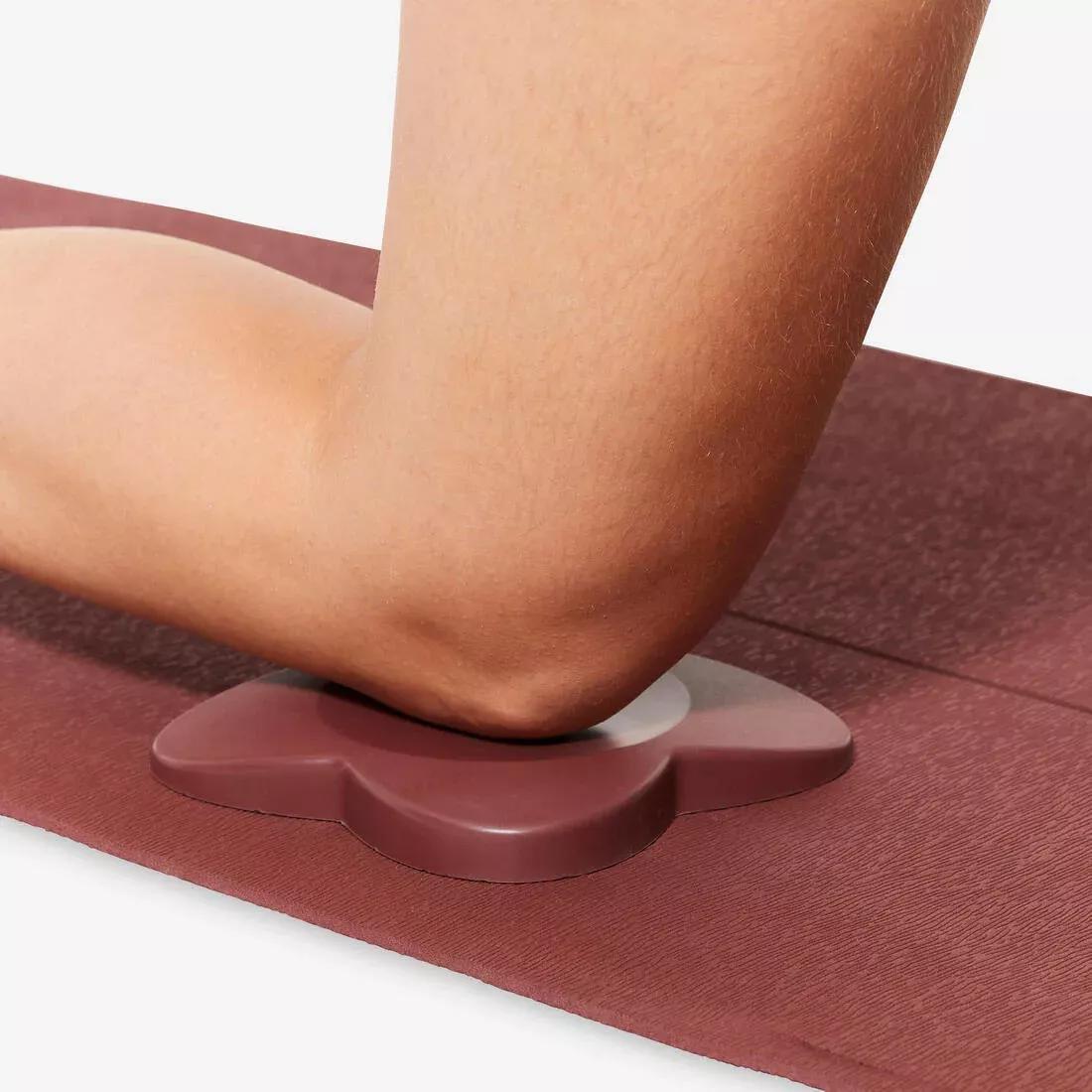 Yoga Knee and Wrist Pad, Brown, No Color, medium