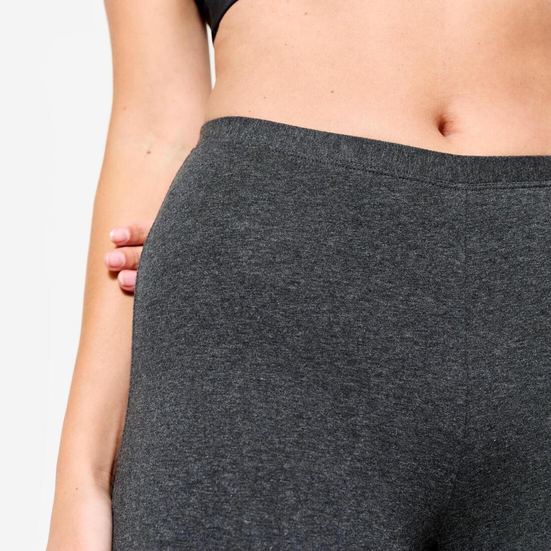 Women Slim-Fit Fitness Leggings, Black, No Color, large image number 12