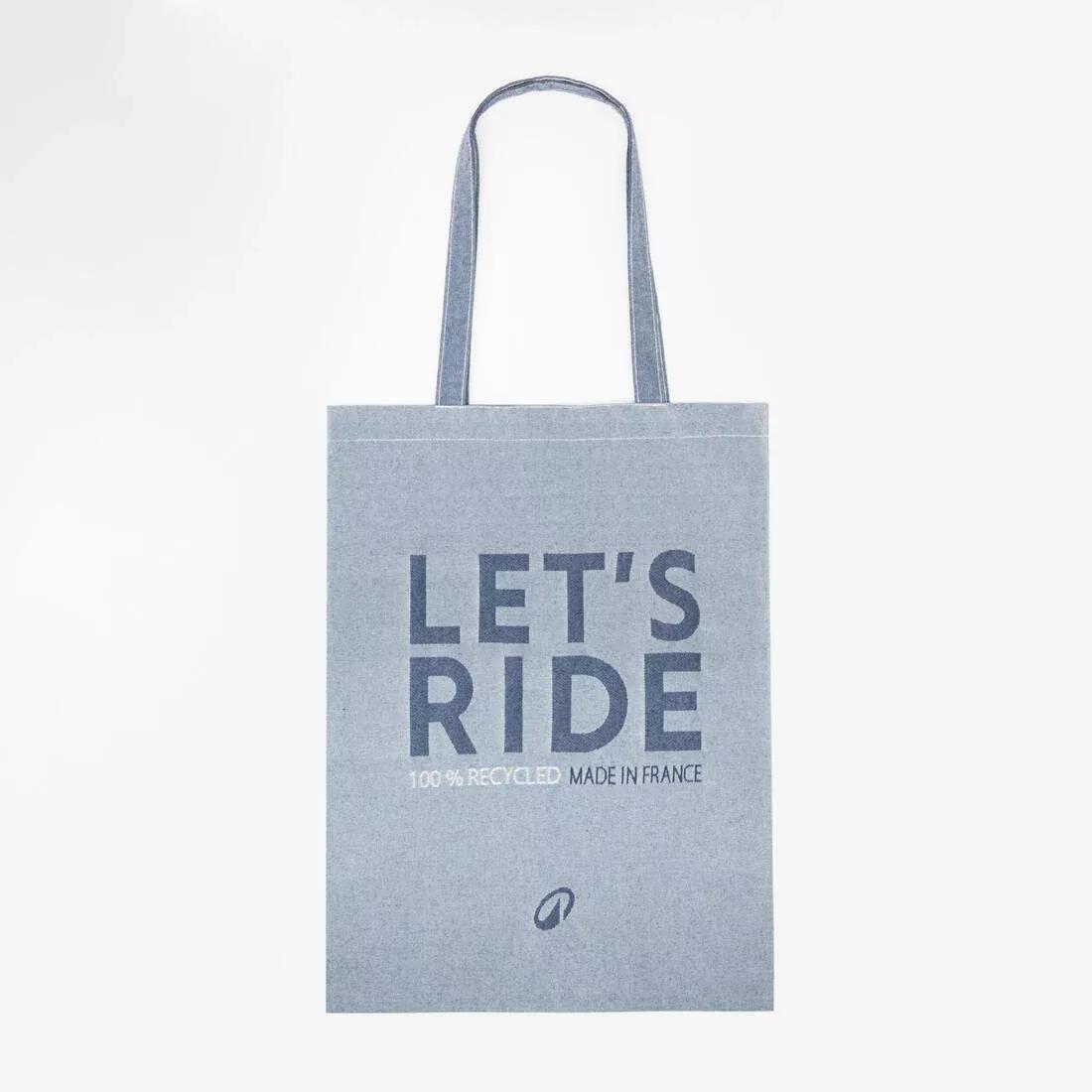 Horse Riding Tote Bag, Blue, No Color, large image number 0