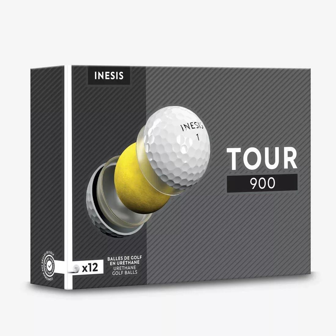 Golf Balls X12 - Inesis Tour 900, No Color, medium